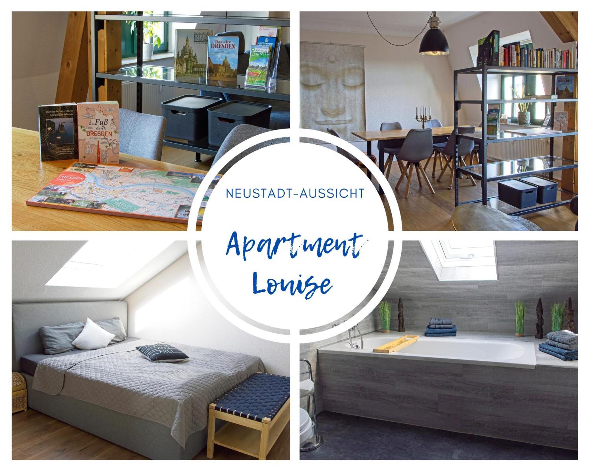 Neustadt-Aussicht - Grosse Wohnung Mit Balkon เดรสเดน ภายนอก รูปภาพ